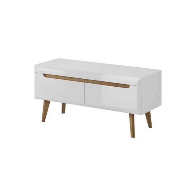 Nordi TV Cabinet 107cm - White Gloss 107cm - image 1