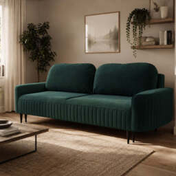 Sofa Bed Vena - 244cm 102cm Beige 06 - thumbnail 3