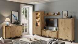 Parii Bedside Table 50cm - Oak Artisan 50cm - thumbnail 2