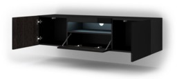 Aura TV Cabinet 150cm - Black Gloss 150cm - thumbnail 8