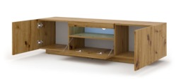 Aura TV Cabinet 150cm - Black Gloss 150cm - thumbnail 6
