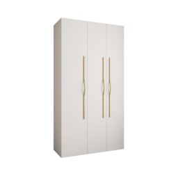 Como II Hinged Door Wardrobe 130cm - Cashmere 130cm - thumbnail 3