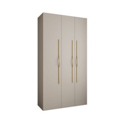 Como II Hinged Door Wardrobe 130cm - Cashmere 130cm - thumbnail 4
