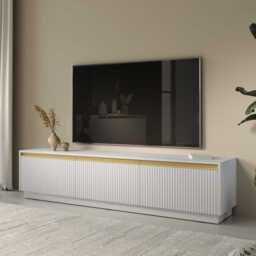 Royal TV Cabinet 182cm - White 182cm