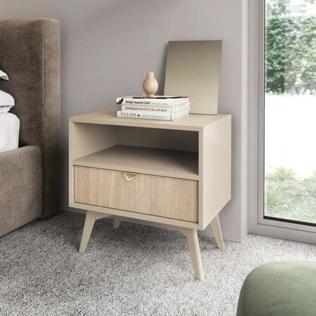 Forest Bedside Table 54cm - Beige 54cm - image 1
