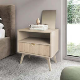 Forest Bedside Table 54cm - Beige 54cm