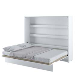 BC-14 Horizontal Wall Bed Concept 160cm - White Gloss 160 x 200cm - thumbnail 3
