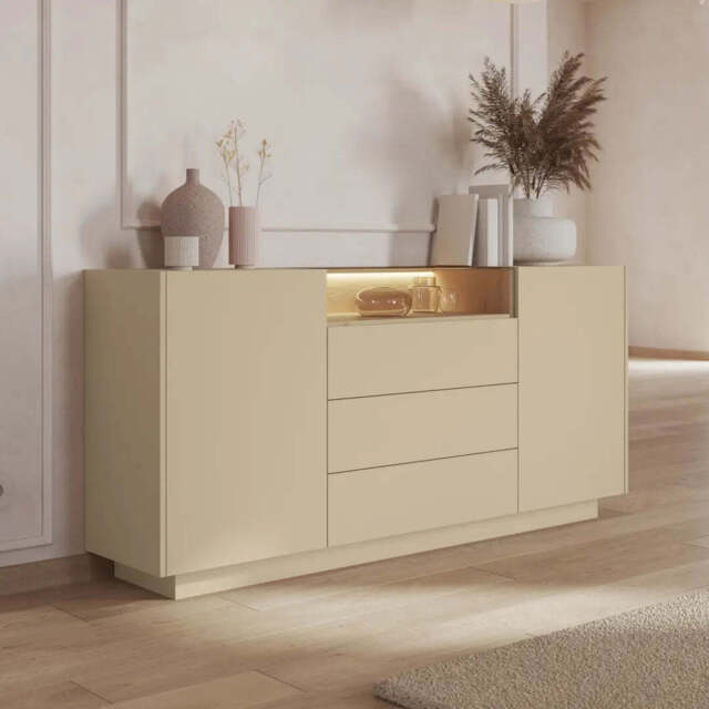 Hiro Sideboard Cabinet 176cm - Cocoa 176cm - image 1