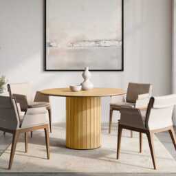 Rotto RT-09 Dining Table 120cm - Oak Vincenza 120cm - thumbnail 4
