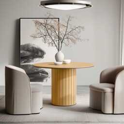 Rotto RT-09 Dining Table 120cm - Oak Vincenza 120cm - thumbnail 5