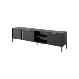 Lars TV Cabinet 203cm - Anthracite 203cm - thumbnail 1