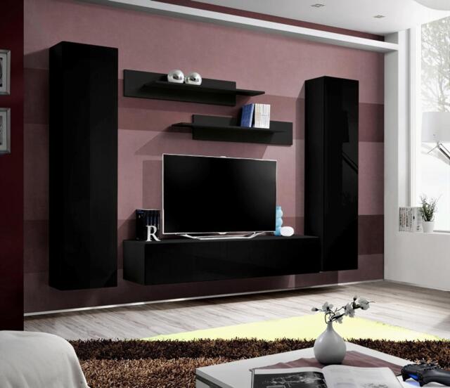 "Fly A1 Entertainment Unit For TVs Up To 65"" - Black 260cm" - image 1