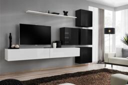 "Switch IX Entertainment Unit For TVs Up To 75"" - Black 300cm Black" - thumbnail 5
