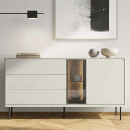 Epiro EP-04 Display Sideboard Cabinet 161cm - Cashmere 161cm