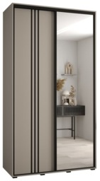 Dakota VII Sliding Door Wardrobe 140cm - Cashmere 140cm - thumbnail 2
