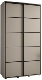 Dakota IV Sliding Door Wardrobe 140cm - Cashmere 140cm - thumbnail 2