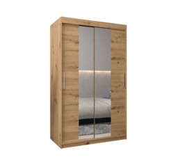 Tokyo I Sliding Door Wardrobe 120cm - White 120cm - thumbnail 3