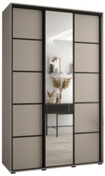 Dakota V Sliding Door Wardrobe 150cm - Cashmere 150cm - thumbnail 2