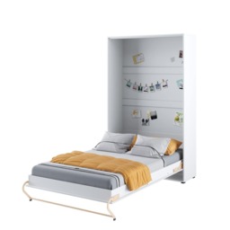 CP-02 Vertical Wall Bed Concept Pro 120cm with Storage Cabinet - Grey Matt 120 x 200cm 223cm - thumbnail 6