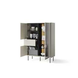 Epiro EP-02 Display Cabinet 99cm - Cashmere 99cm - thumbnail 4