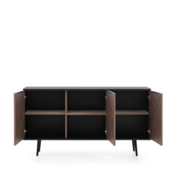 Pinelli Sideboard Cabinet 150cm - Black 150cm - thumbnail 4