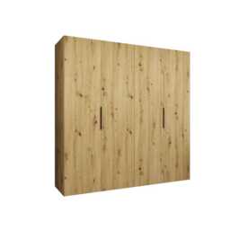 Marbella I Hinged Door Wardrobe 200cm - White 200cm - thumbnail 8