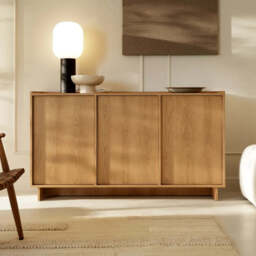 Yasumi Sideboard Cabinet 147cm - Oak Caramel 147cm - thumbnail 1
