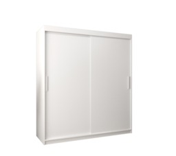 Tokyo Sliding Door Wardrobe 180cm - White 180cm - thumbnail 2