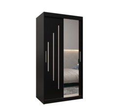 York II Sliding Door Wardrobe 100cm - Oak Artisan 100cm - thumbnail 7