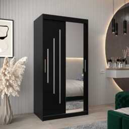 York II Sliding Door Wardrobe 100cm - Oak Artisan 100cm - thumbnail 6