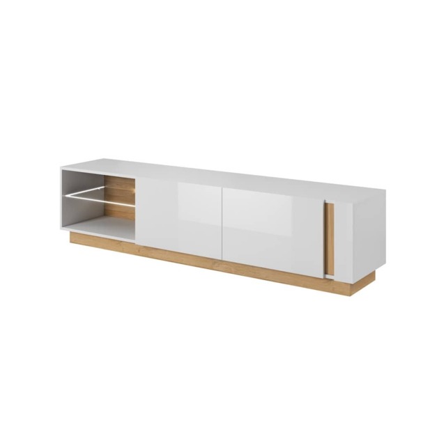 Arco TV Cabinet 188cm - White 188cm - image 1