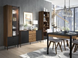 Prestigo Sideboard Cabinet 150cm - Oak Walnut 150cm - thumbnail 3