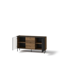 Prestigo Sideboard Cabinet 150cm - Oak Walnut 150cm - thumbnail 2