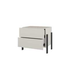 Yukon Bedside Table 55cm - Cashmere 55cm - thumbnail 2