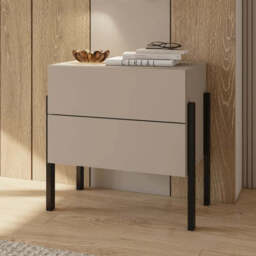 Yukon Bedside Table 55cm - Cashmere 55cm - thumbnail 6