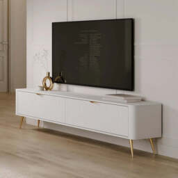 Lante TV Cabinet 200cm - White 200cm - thumbnail 1