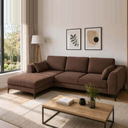 Corner Sofa Bed Imperia - Navy Blue 294cm Right - thumbnail 8