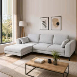 Corner Sofa Bed Imperia - Navy Blue 294cm Right - thumbnail 4