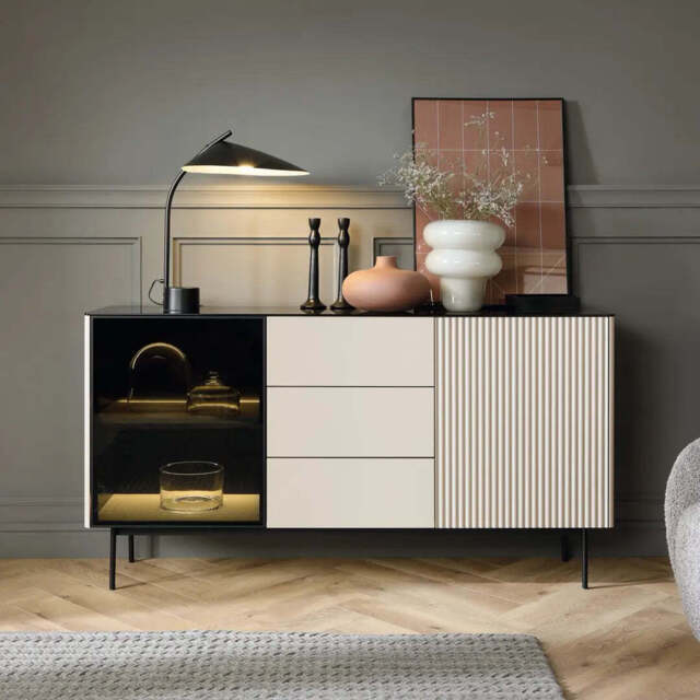 Orta Sideboard Cabinet 157cm - Cashmere 157cm - image 1