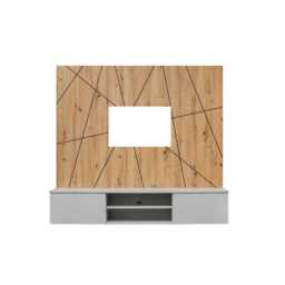 "Xavi GII Entertainment Unit For TVs Up To 70"" - Pearl Grey 160cm" - thumbnail 2