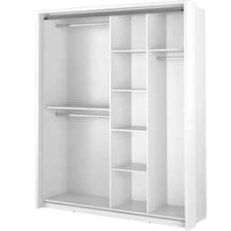 Arti 17 - 2 Sliding Door Wardrobe 180cm - White Matt 180cm - thumbnail 6