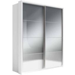 Arti 17 - 2 Sliding Door Wardrobe 180cm - White Matt 180cm - thumbnail 4