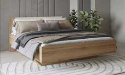 Vertina 31 Bed Frame [EU King] - Oak Wild 160 x 200cm - thumbnail 4
