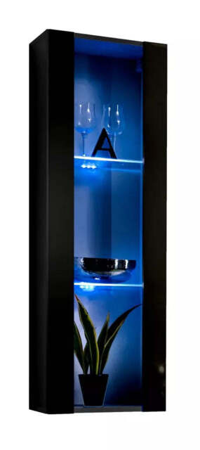 Fly 21 Display Cabinet 40cm - Black Gloss 40cm - image 1