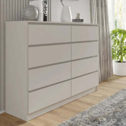 Maja Chest Of Drawers 140cm - Cashmere 140cm - thumbnail 4