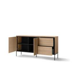 Visso VI-04 Sideboard Cabinet 167cm - Oak Linear 167cm - thumbnail 3