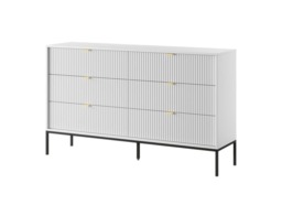 Nova Chest Of Drawers 154cm - Grey Matt 154cm - thumbnail 8