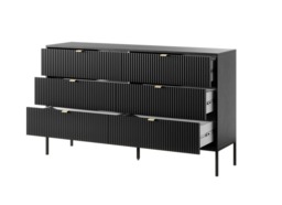 Nova Chest Of Drawers 154cm - Grey Matt 154cm - thumbnail 4