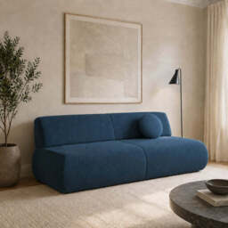 Sofa Bed Puente - 214cm 100cm Beige 06 - thumbnail 4