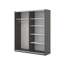 Niva Sliding Door Wardrobe 180cm - Beige 180cm - thumbnail 4